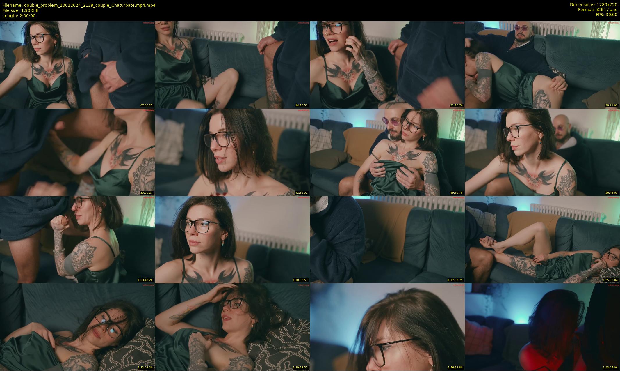 double_problem — 120 minute Chaturbate Couple webcam recording, Jan 10, 2024