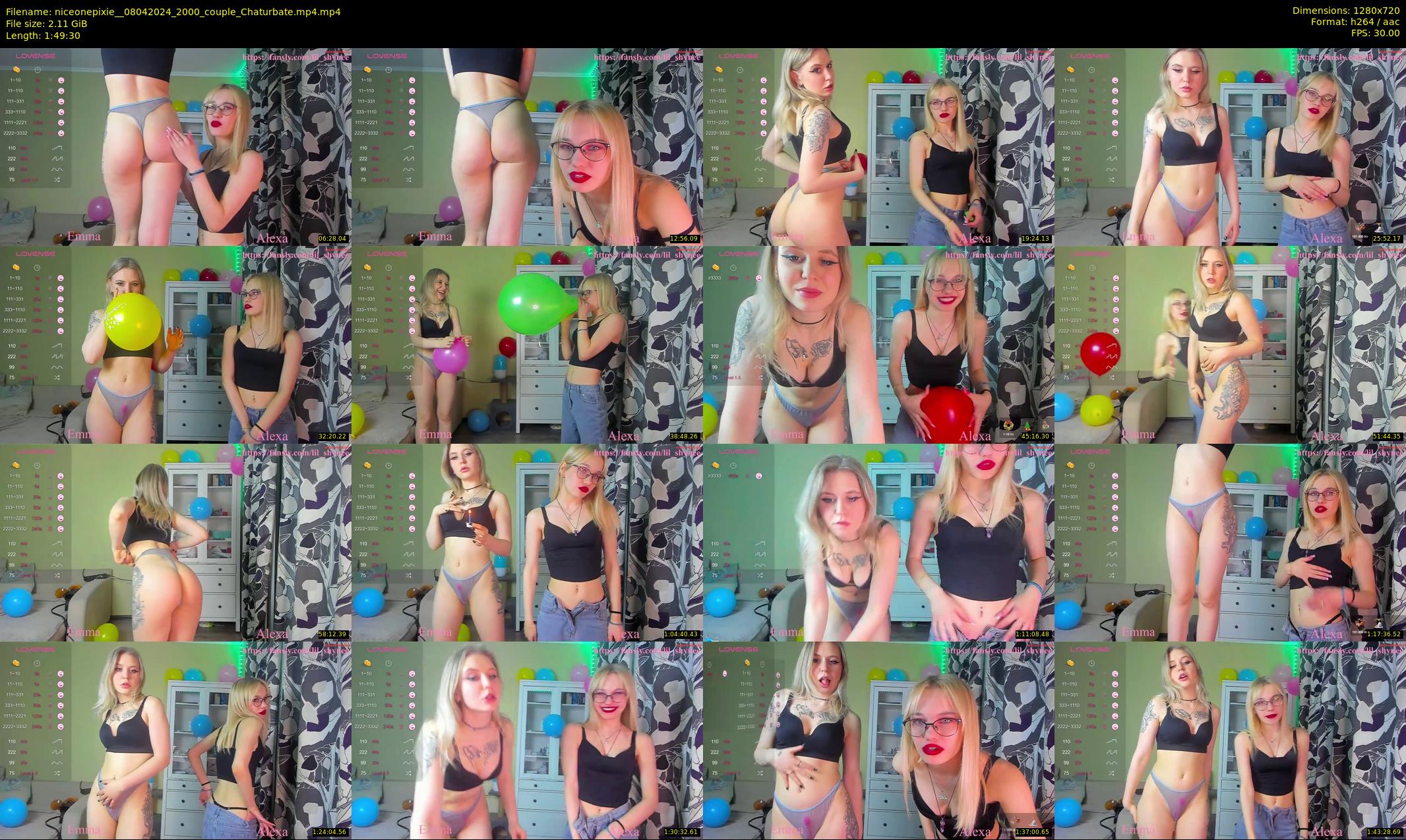 niceonepixie_ — 110 minute Chaturbate Couple webcam recording, Apr 8, 2024