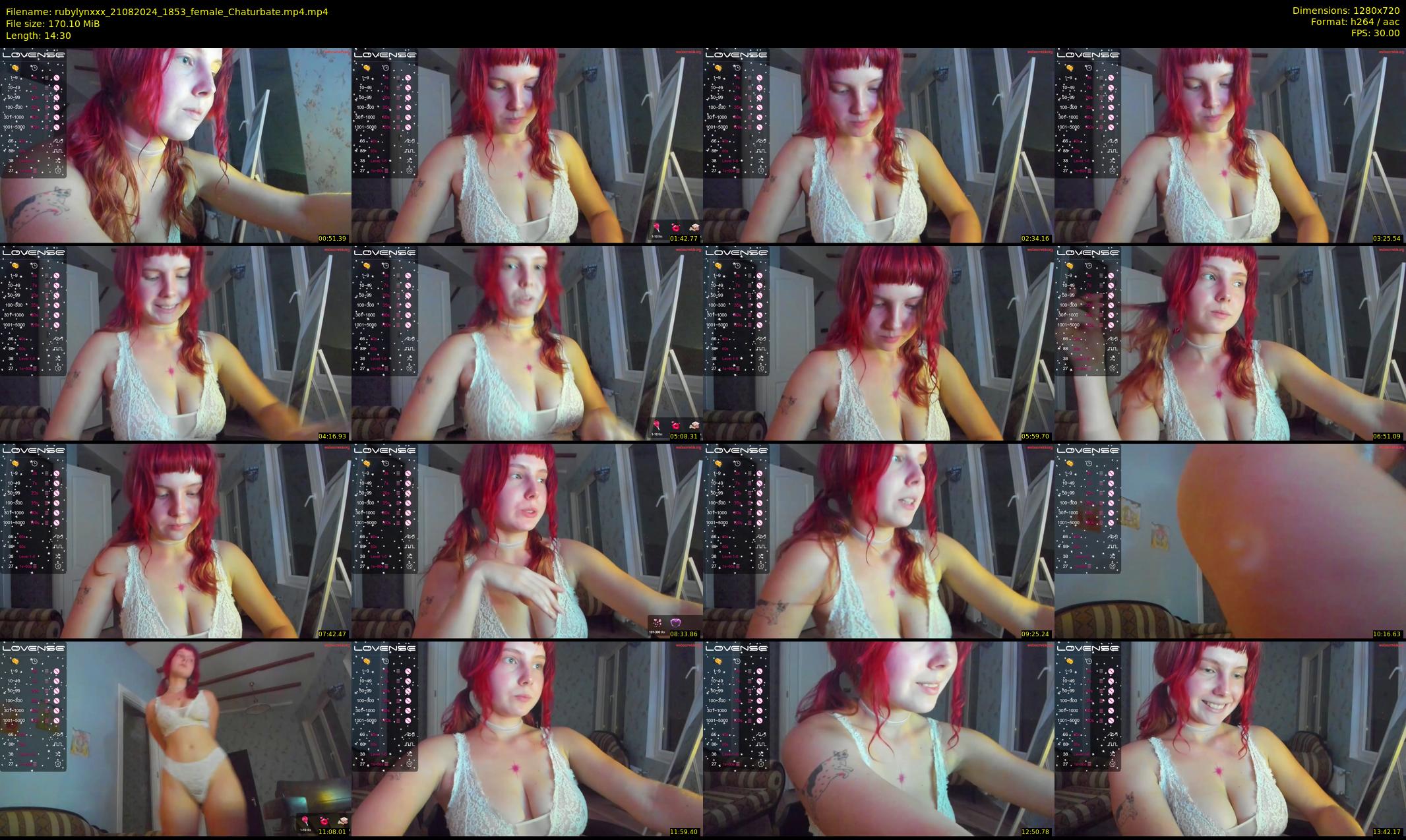 rubylynxxx — 15 minute Chaturbate Female webcam recording, Aug 21, 2024