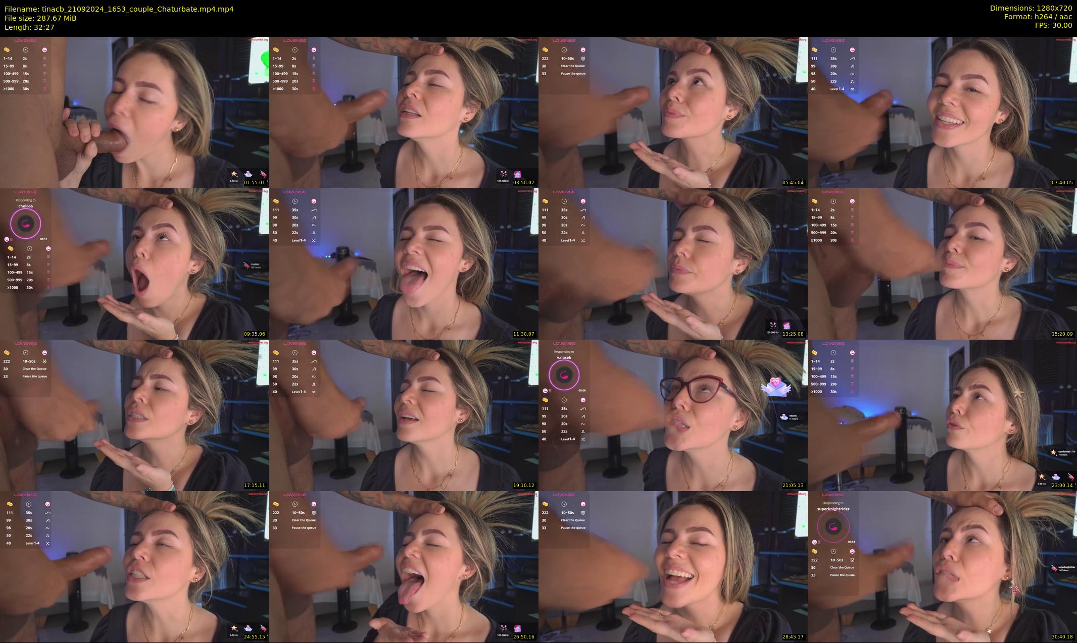 tinacb — 33 minute Chaturbate Female webcam recording, Sep 21, 2024