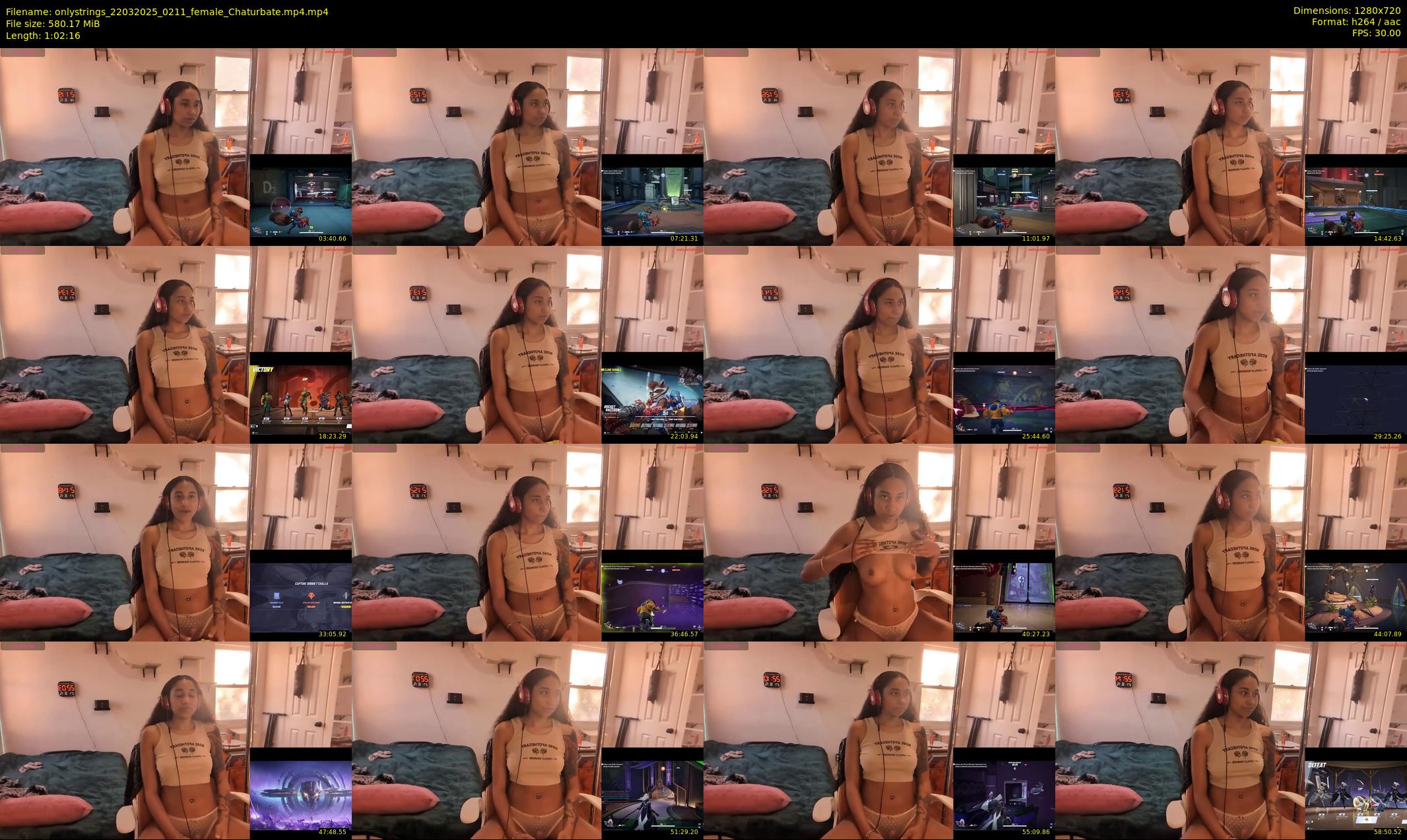 onlystrings — 63 minute Chaturbate Female webcam recording, Mar 21, 2025