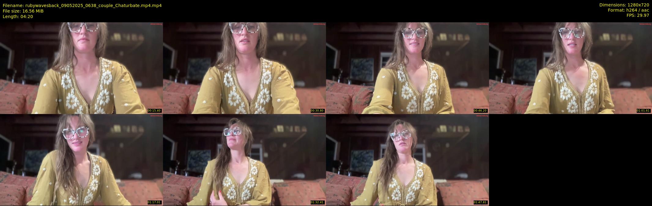 rubywavesback — 5 minute Chaturbate Couple webcam recording, May 9, 2025