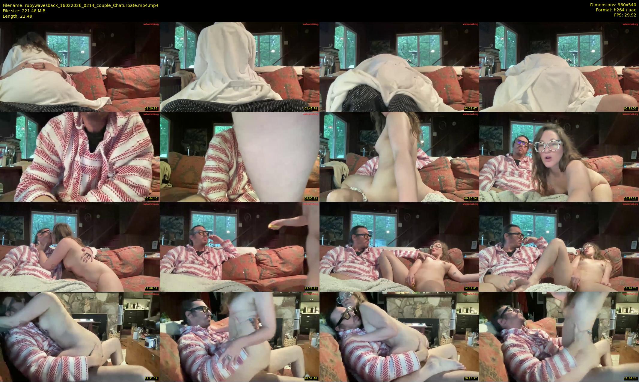 rubywavesback — 23 minute Chaturbate Couple webcam recording, Feb 15, 2026