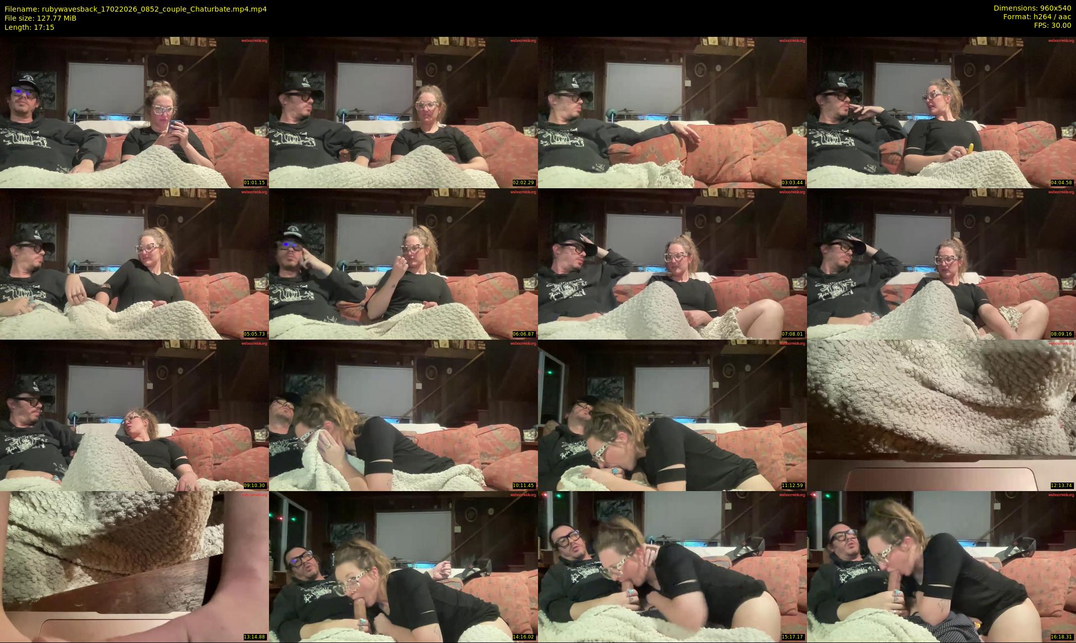 rubywavesback — 18 minute Chaturbate Couple webcam recording, Feb 17, 2026