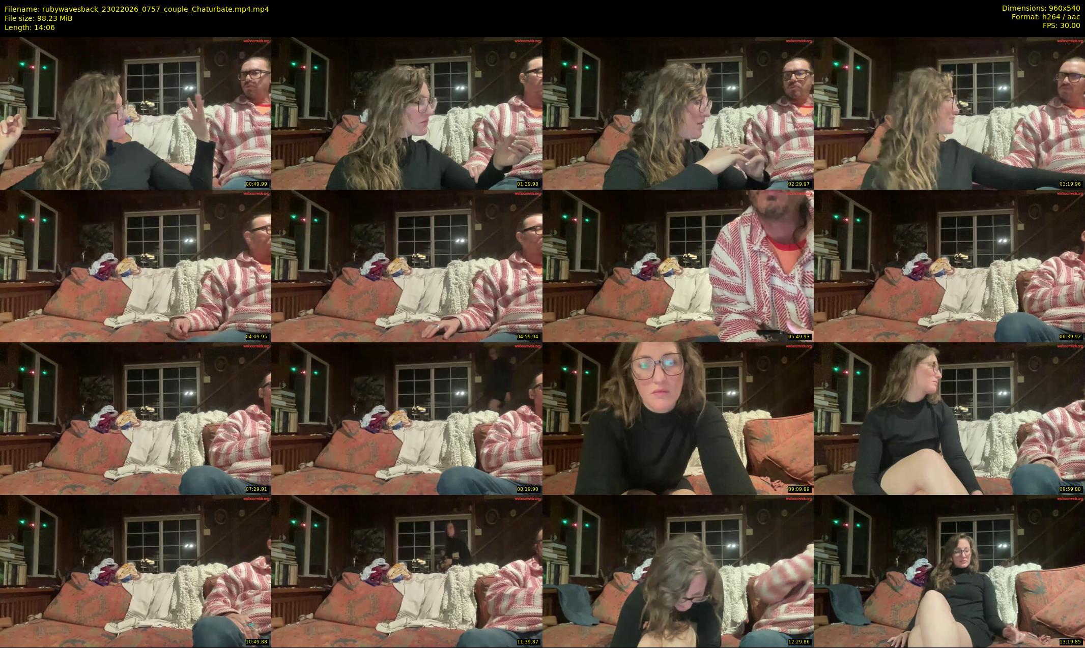 rubywavesback — 15 minute Chaturbate Couple webcam recording, Feb 23, 2026